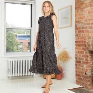 Universal Thread Ruffle Sleeve Maxi Dress Size M